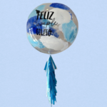 Globo Burbuja pintado Azul